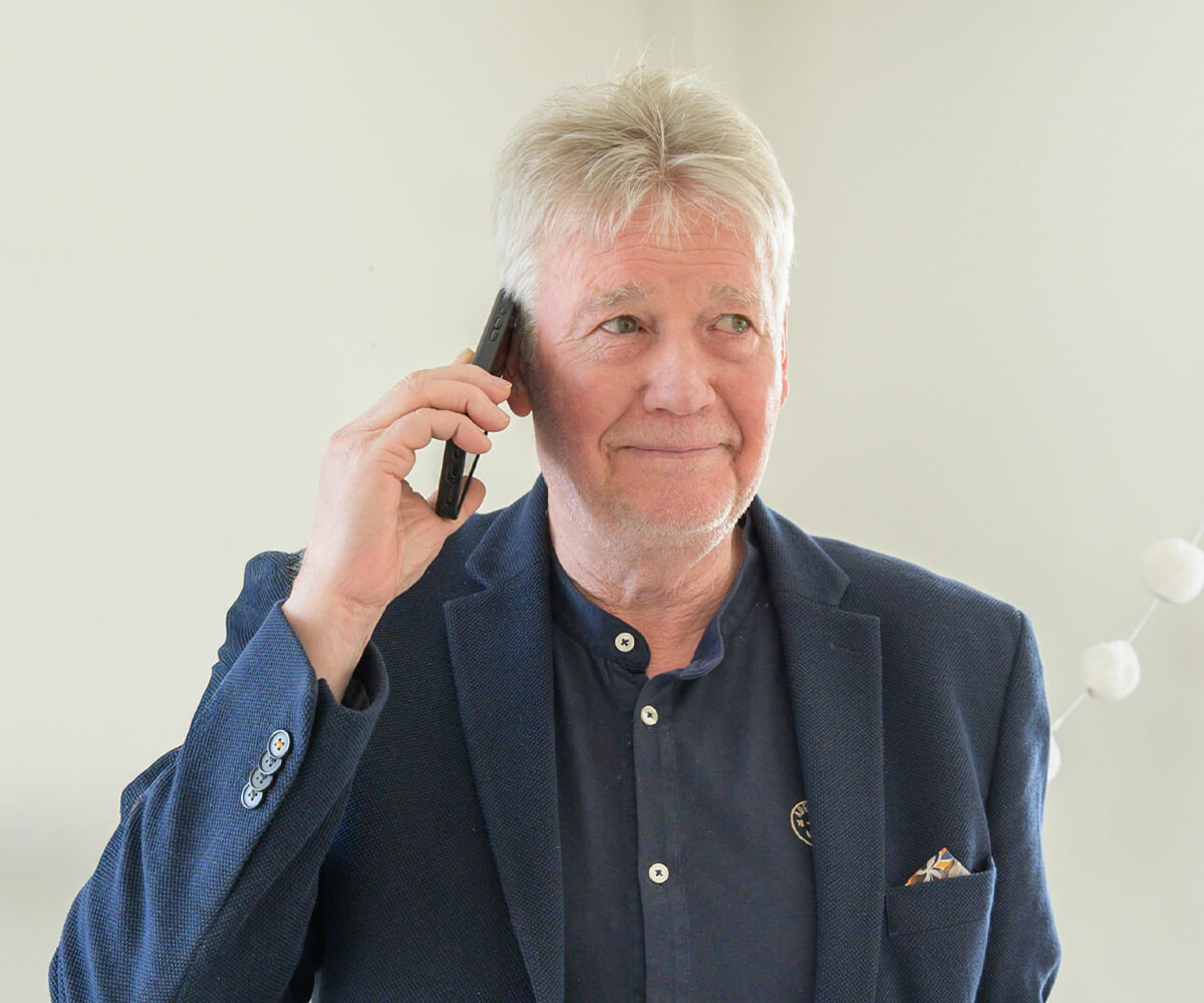 Thomas Camermann am Telefon